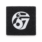 TOCO67 Pickleball Paddle Eraser with white logo on black textured surface