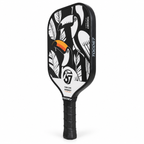 TOCO67 widebody pickleball paddle featuring a black and white toucan graphic design.