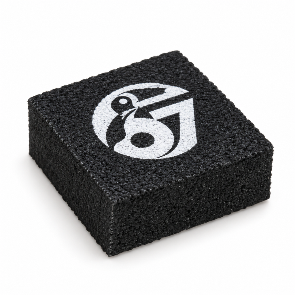 TOCO67 Pickleball Paddle Eraser angled view